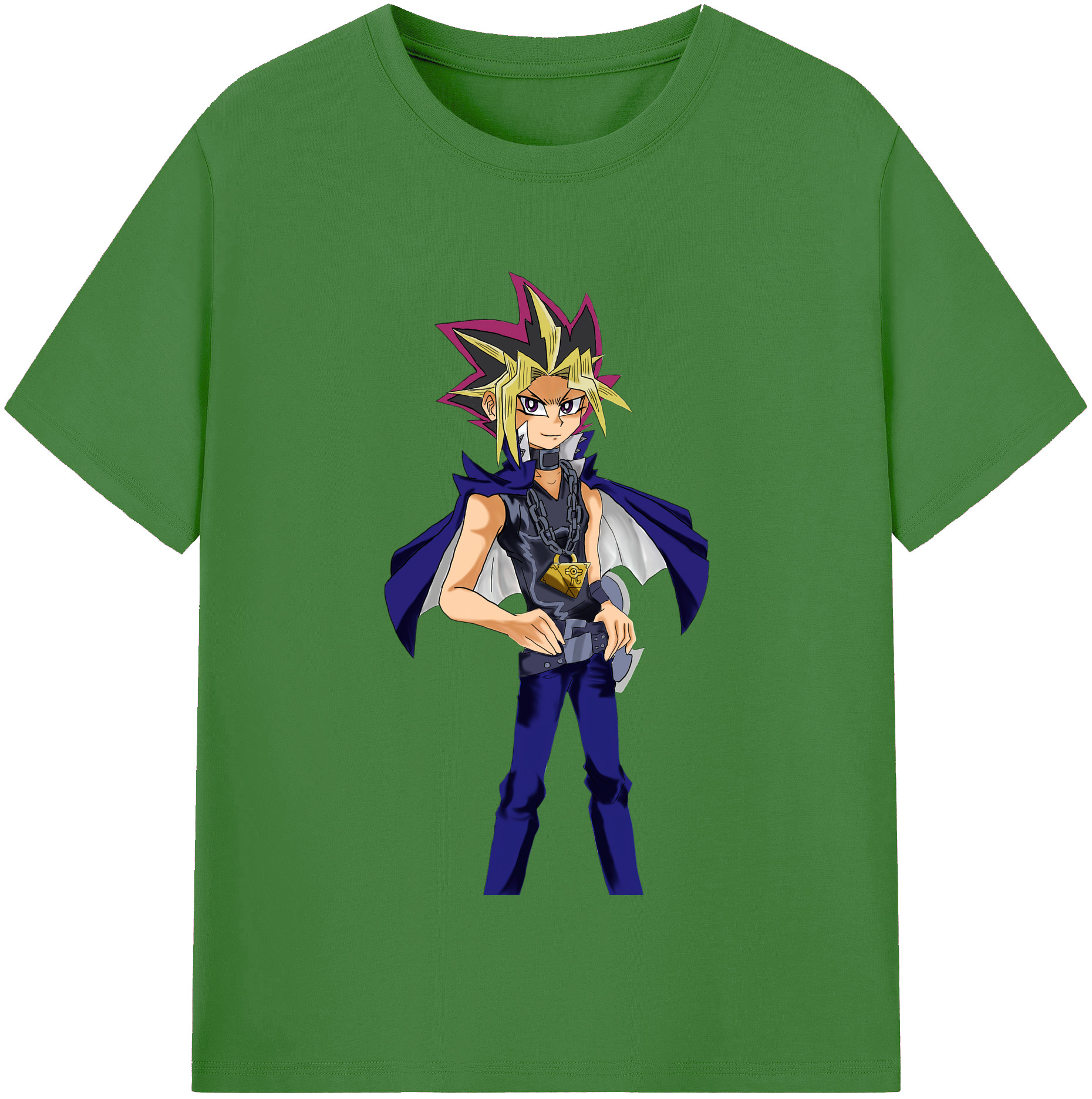 （画像用） 遊☆戯☆王 Yu-Gi-Oh! レディースカジュアルプリントTシャツ（綿100％）